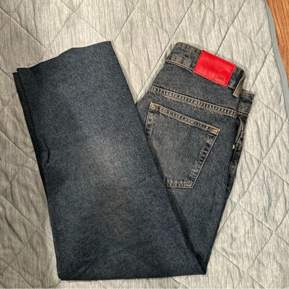 Zara Women’s Jeans blue size 6 wide leg - Picture 4 of 9